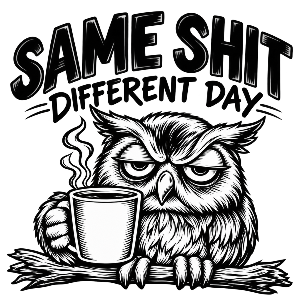 Same Shit, Different Day design artwork