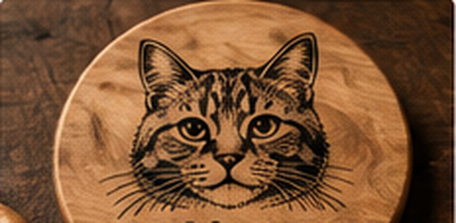 Personalized Pet Coaster design artwork