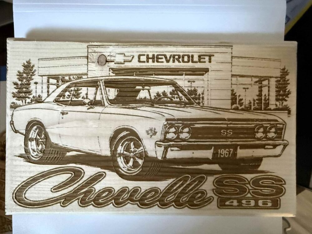 Custom Vehicle Plaque design artwork